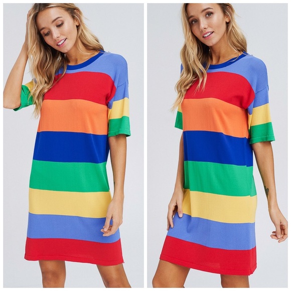 πLAST 1! πColor Block Super Soft Dress - Picture 7 of 7